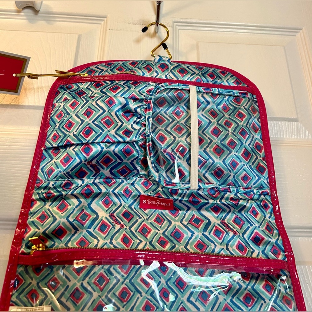 Lilly Pulitzer Convertable Hanging Cosmetic Pouch - Picture 12 of 16